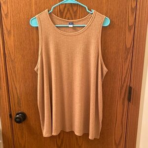 Sleeveless Tan Top